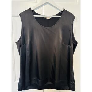 Elena Miro Ladies Blouse Black Cap Sleeve Polyester Made In Italy W1023